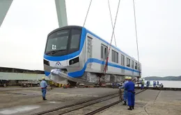 Hai đoàn tàu cuối cùng thuộc tuyến Metro số 1 đã về đến TP Hồ Chí Minh