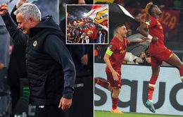 Mourinho bật khóc nức nở trong ngày lập kỷ lục cùng AS Roma