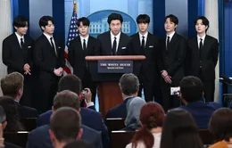 BTS tham dự họp báo tại Nhà Trắng