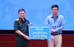 Viettel tặng 2,5 tỷ đồng học bổng cho con công nhân có hoàn cảnh khó khăn