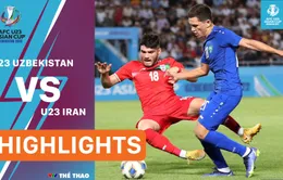 Highlights | U23 Uzbekistan 1-1 U23 Iran: Đôi công mãn nhãn!