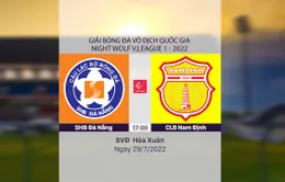 HIGHLIGHTS | SHB Đà Nẵng 1-0 CLB Nam Định | Vòng 10 V.League 1-2022