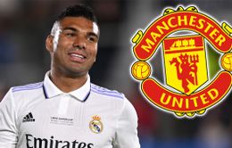 Real Madrid sẵn sàng để Casemiro tới Man Utd