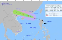 Bão số 3: Giật cấp 15, hướng về Móng Cái (Quảng Ninh)