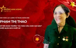 Anh hùng LLVTND Phạm Thị Thao - Nữ Tiểu đoàn trưởng "Vai trăm cân, cân vạn dặm"