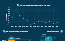 [INFOGRAPHIC] Kinh tế 8 tháng năm 2022 tiếp tục khởi sắc