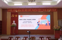 eduplaX thực hiện báo cáo tham luận về chuyển đổi số trong giáo dục