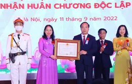 Học viện Báo chí và Tuyên truyền đón nhận Huân chương Độc lập hạng Ba