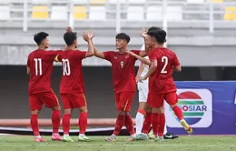 U20 Việt Nam giành chiến thắng cách biệt ở trận ra quân tại vòng loại U20 châu Á