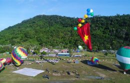 Chen chân trải nghiệm bay khinh khí cầu tại An Giang