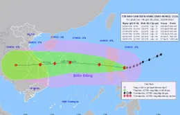 Cường độ bão Noru liên tục mạnh lên, có thể giật trên cấp 17