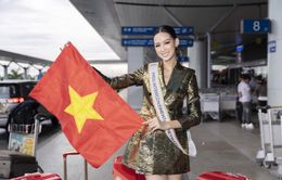 Á hậu 1,85m Bảo Ngọc lên đường sang Ai Cập thi Miss Intercontinental 2022