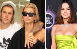 Vợ Justin Bieber bị tấn công bởi fan của Selena Gomez