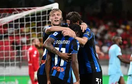 Thắng thuyết phục Monza, Atalanta trở lại ngôi đầu Serie A