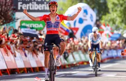 Remco Evenepoel về nhất chặng 18 giải đua xe đạp La Vuelta