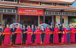 Bình Định: Khánh thành Đền thờ Đại tư đồ Võ Văn Dũng