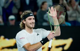 Vòng 2 đơn nam Australia mở rộng 2023: Stefanos Tsitsipas dễ dàng vào vòng 3