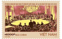 Phát hành bộ tem 'Kỷ niệm 50 năm Hiệp định Paris về chấm dứt chiến tranh, lập lại hòa bình ở Việt Nam'