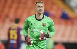 Thủ môn Ter Stegen trước cơ hội phá kỷ lục tại giải VĐQG Tây Ban Nha La Liga