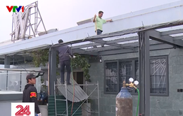Hà Nội cưỡng chế công trình cơi nới trên nóc nhà chung cư