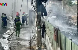 Đốt rác cháy dây hạ thế, 260 nhà ở Biên Hòa mất điện