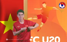 Tiền vệ Khuất Văn Khang: “U20 Việt Nam nỗ lực phấn đấu tiến càng sâu càng tốt”