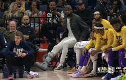 Chấn thương của LeBron James ảnh hưởng lớn tới cơ hội dự play-in của Los Angeles Lakers