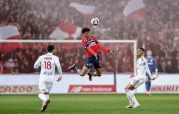 Lille và Lyon chia điểm trong trận hòa kịch tính