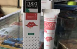 Thu hồi toàn quốc lô Gel bôi thảo dược TOCO ORATASE 10g