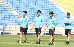 ĐT U23 Việt Nam thăm quan SVĐ Al-Gharafa trước trận ra quân tại giải quốc tế U23 Cup