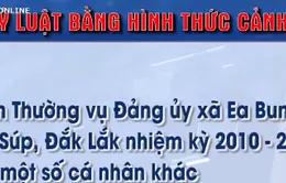 Đắk Lắk thi hành kỷ luật tổ chức Đảng, Đảng viên vi phạm