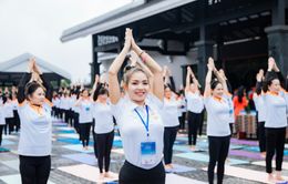 Gần 1.000 người tham gia giải thi đấu Yoga Hướng mặt trời lần 2 năm 2023