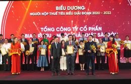 SABECO được vinh danh Doanh nghiệp nộp thuế tiêu biểu 2020-2022