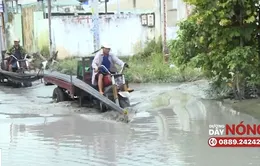 Tuyến đường hơn nửa năm ngập do không có cống thoát nước