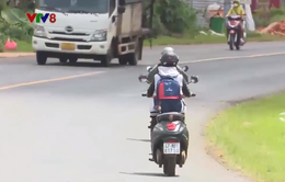 Đắk Lắk: Nguy cơ mất an toàn giao thông khu vực trường học dọc quốc lộ