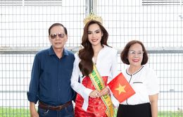 Lê Hoàng Phương ra Hà Nội dự thi Miss Grand International 2023