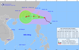 Bão KOINU có gió mạnh cấp 14, giật cấp 17
