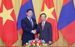 Chủ tịch nước Võ Văn Thưởng chủ trì Lễ đón Tổng thống Mông Cổ thăm cấp Nhà nước tới Việt Nam