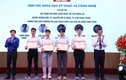 Trao Giải thưởng khoa học và công nghệ dành cho sinh viên 2023