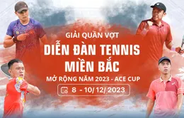 Các tay vợt hàng đầu Việt Nam sẽ tham dự giải Diễn đàn Tennis miền Bắc mở rộng