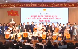 Thi hùng biện - Trải nghiệm tiếng Việt cho lưu học sinh nước ngoài