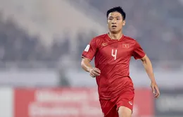 Trung vệ Bùi Tiến Dũng trở lại khoác áo đội tuyển Việt Nam