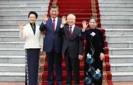 Tổng Bí thư Nguyễn Phú Trọng chủ trì Lễ đón chính thức Tổng Bí thư, Chủ tịch nước Trung Quốc Tập Cận Bình