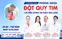 Tư vấn trực tuyến: "Phòng ngừa đột quỵ tim & các biến chứng tim mạch trong mùa lạnh"