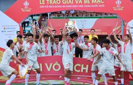 Bế mạc SV Cup 2023: Đại học Sư phạm TDTT Hà Nội hoàn thành giấc mơ còn dang dở