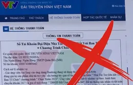 Giả mạo VTV trục lợi bất chính