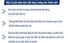 [INFOGRAPHIC] TP Hồ Chí Minh bàn giải pháp thúc đẩy phát triển kinh tế