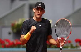 Dominic Thiem tiến vào vòng 2 Madrid mở rộng