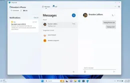 Người dùng có thể nhắn tin iMessage qua máy tính Windows 11