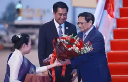 Thủ tướng Phạm Minh Chính tới Lào dự Hội nghị cấp cao Ủy hội sông Mekong quốc tế lần thứ 4